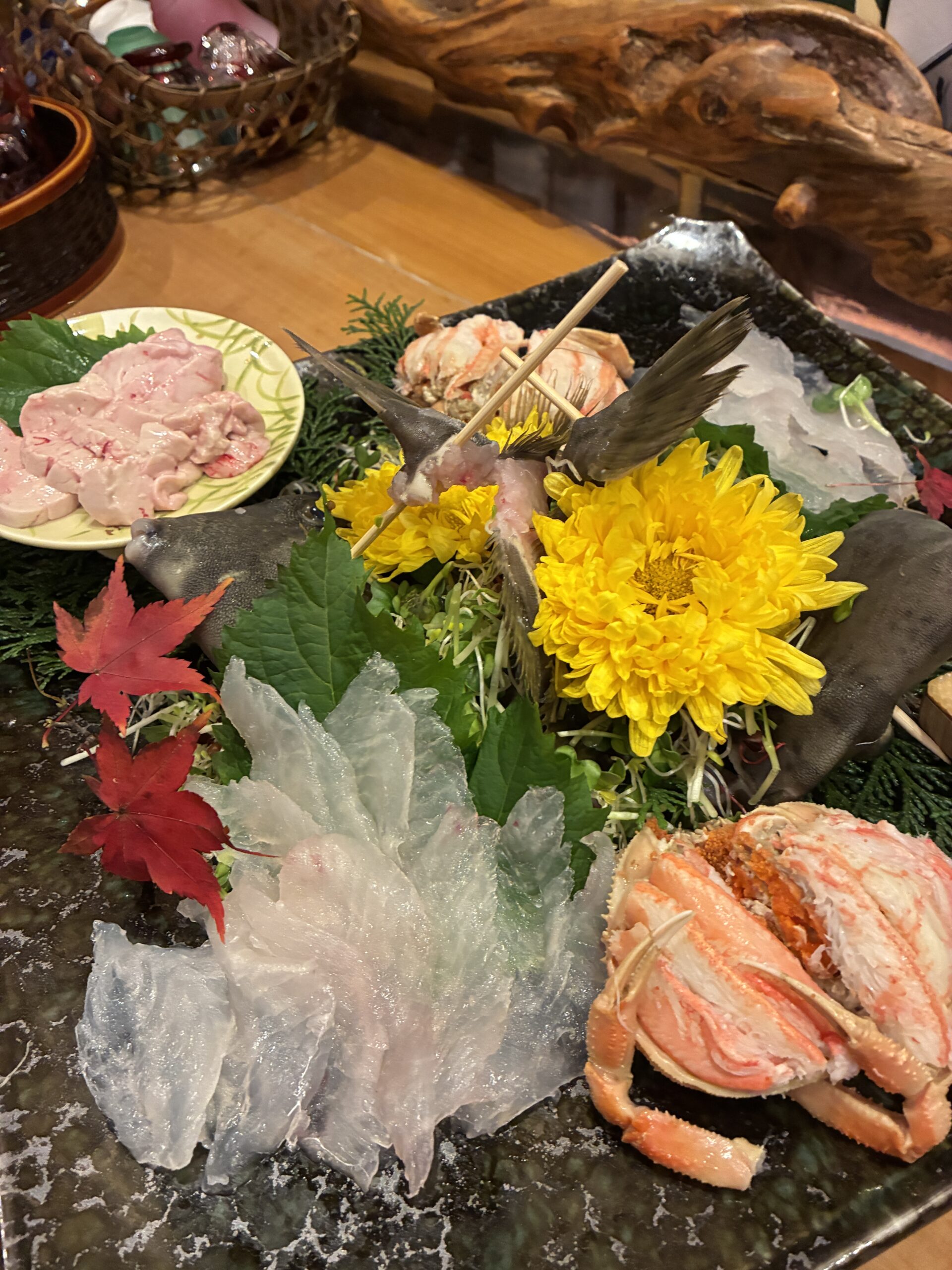 カワハギのお造り|旬菜いこい | 愛知新安城駅北口の居酒屋 | 慶事・法事・仕出・ランチ 